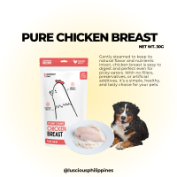 Luscious Recipe Steamy Chomps Pure Meat Beef Liver Steamed Meat For Dogs and Cats Food Toppers