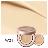 Carslan Cushion Moisture Air Cushion Cream Long-Lasting Oil Control Finish Foundation Natural Matte Full Coverage Facial Makeup 27g