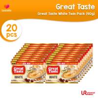 2 x Great Taste White 3-in-1 Twin Pack (40g x 10)