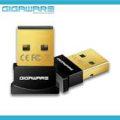 Gigaware Ultra-Mini Bluetooth 4.0 USB Dongle Adapter Black