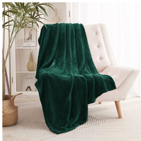 Plain Microfiber Blanket Super Soft Warm Micro Plush Fleece Blankets (150cmx200cm) (180cmx200cm) For Bedroom Sofa