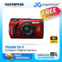 Olympus Tough TG-7 OM SYSTEM 50ft Waterproof Digital Camera with 4x Optical Zoom f/2.0 Lens 12MP BSI CMOS Sensor TruePic VIII Image Processor 4K Video Recording Wi-Fi GPS and Shock-Resistant Up to 7ft for Sports & Outdoor Photography | JG Superstore