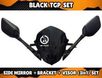HONDA CLICK V3 - Side Mirror + Heavy Duty Bracket + Visor (3in1)