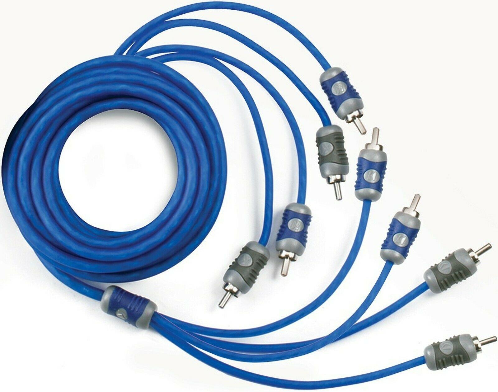Kicker KI46 6 Meters (19 ft.) 4Channel KSeries RCA Audio Interconnect