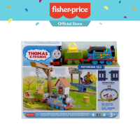 Thomas & Friends Motorized Train Set Topsy Turvy Paint Delivery with Battery Powered Thomas & Troublesome Truck for Kids Ages 3+ Years