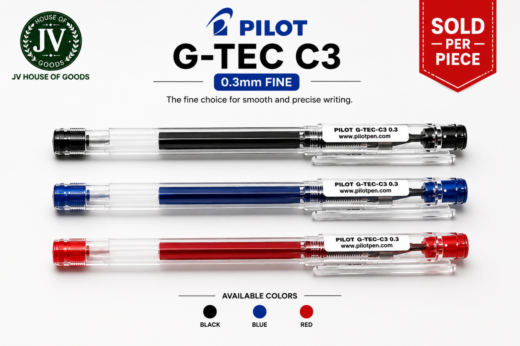 Pilot Gtec Pen Fine Tip C3 and C4 1pc