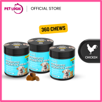 Pet Logic Probiotic Digestive Health 240g Dog & Cat Treats Supplement Snack : Dog Probiotics Dog Multivitamins Dog Supplements Appetite Booster for Dogs  Puppy Food   Adult Dog Food  for Happy Tummy