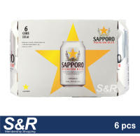 Sapporo Premium Beer 6 cans