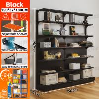 SUNNY Vertical Pegboard Shelf Punch-Free Metal Storage Rack with Shelves Rust-Resistant and Easy-Clean