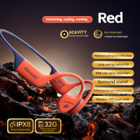 Polvcdg-X16 IPX8 Waterproof Bone Conduction Swimming Headset Liquid Silicone 32G Memory Bluetooth 5.4 Sports Headset with Microphone
