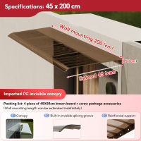 MODOFO Canopy Roofing Polycarbonate Roofing Sheet PC Heavy Duty Awning Canopy For Window Roof