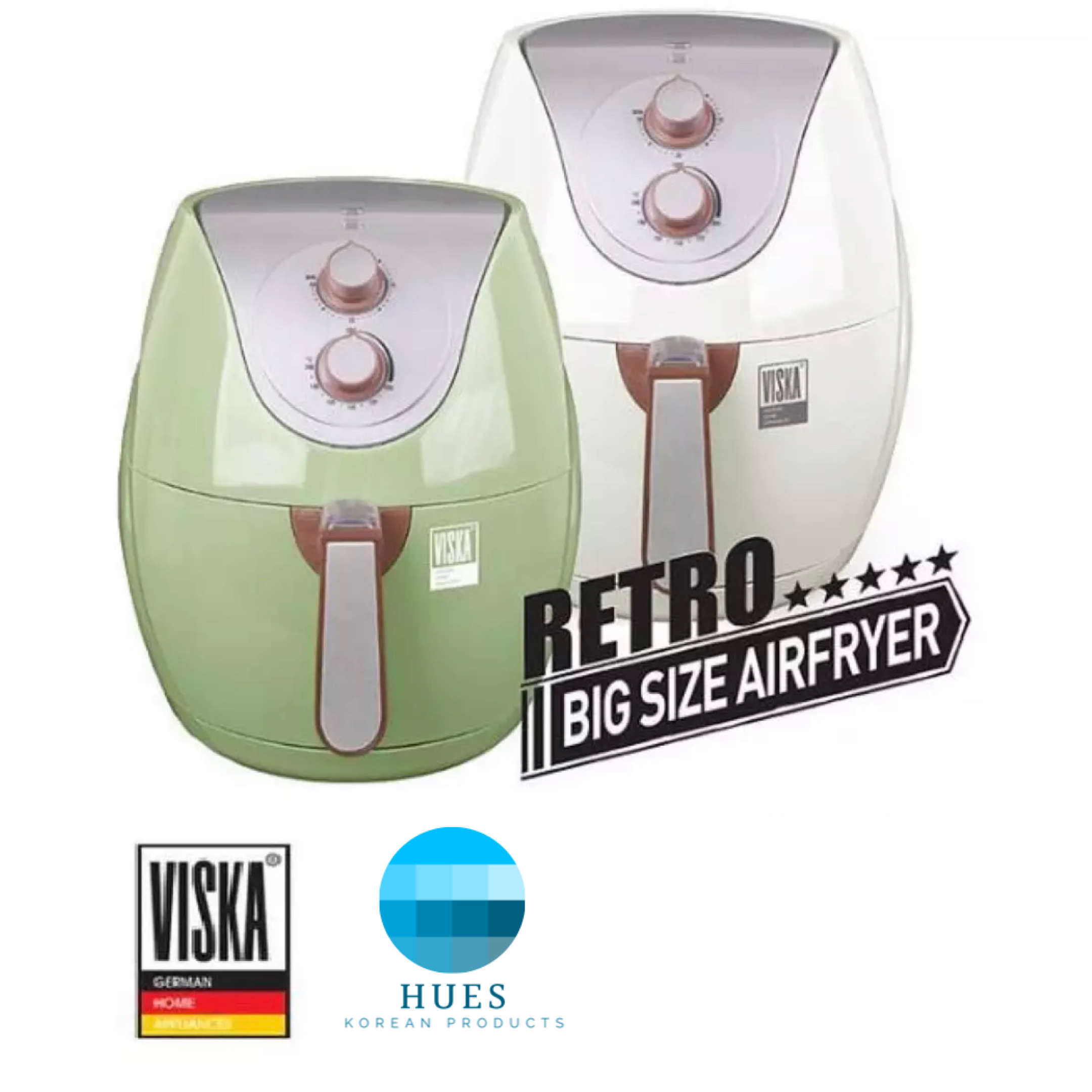 Korean Air Fryer 7 Liters Viska GIANT Air Fryer 7.8L Korean Air Fryer