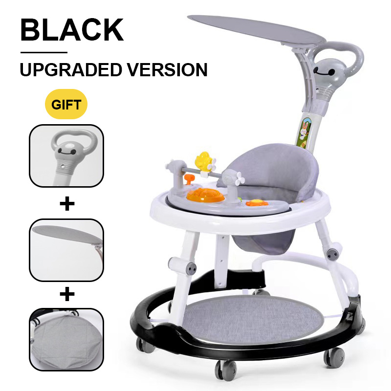 Baby Walker Suitable For 6-24 Months Infant multi-functional Adjustable Foldable with music & lights