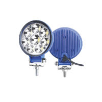 SHILIDUO LED Flood Light 4″ 8 LENS Round 12V-36V 1 Set - 2 PCS (SD-3421)