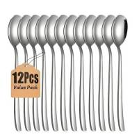 17 MILE Buy 6 Take 6 Spoon Fork Set Gold Stainless Steel Dinnerware Korean Spoon Food-Grade Spoon Fork Set