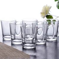 BEST SELLER!!! DELISOGA Water drinking cup milk cup drink glass teacups with handle (1PC/6PCS SET) CB ZB125