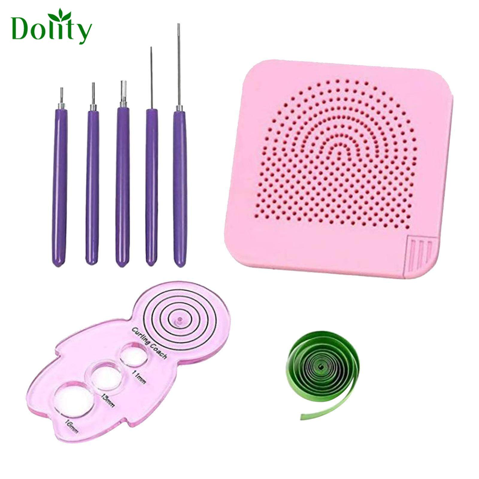 Dolity Paper Quilling Tools Slotted Kit Supplies for DIY Art Craft