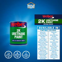 WEBER 2k Urethane Paint - High Gloss - Tinting Colors - 4L -Elevate your projects with Weber Urethane Paint a premium single-part paint system offering exceptional durability a stunning high-gloss finish and the freedom to create custom colors.