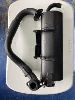 Bajaj RE Muffler Assembly BS4 and BS6 - Silencer w/ Bend Pipe