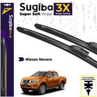 Nissan Navara 2015-2020 Sugiba Super Soft Wiper Beam Blade Banana High Quality Natural Rubber Coated with Teflon 24/17