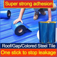 KANKA Color steel tile waterproof self-adhesive membrane Roof tape sealant waterproof Roof leak repair Strong butyl waterproof heat insulation waterproof tape sticker Aluminum waterproof tape