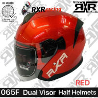 Rxr Half Face Dual Visor 065F For Motorcycle With ICC (BPS) LARGE ONLY