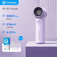 Gaiatop HF20 Mini Turbo Handheld Fan - 100 Speeds 20000 RPM 15H Runtime 4000mAh Battery Type-C Lightweight Portable Pocket Fan with Digital Display & Safety Mesh​