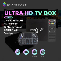 Smartifact MXQ Pro 4K Android 11.0 TV Box 5G for Non Smart TV Ultra HD Quad Core TV Box 2.4G Wifi 8GB+128GB Smart TV Box Connect To Wifi 4K Android + I8 Mini Keyboard 2.4GHz