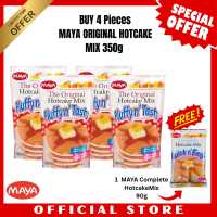 MAYA Promo Pack - 4 pcs MAYA Original Hotcake Mix 350g with FREE MAYA Complete Hotcake 90g