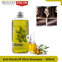 Dr. Davey Olive Oil Shampoo 300ml - Anti-Dandruff Itch-Free Scalp Oil Control and Scalp Protection for Healthy Hair Smooth Fresh Hair