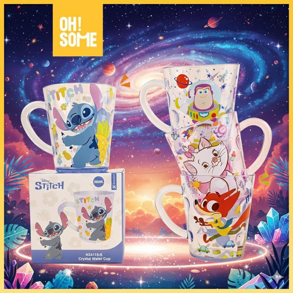 OHSOME x Disney Oasis Park Cup Disney Series 260ml/360ml Fun Character Design Durable Break Resistant Ideal Size for Kids Easy Grip Child Safe Material