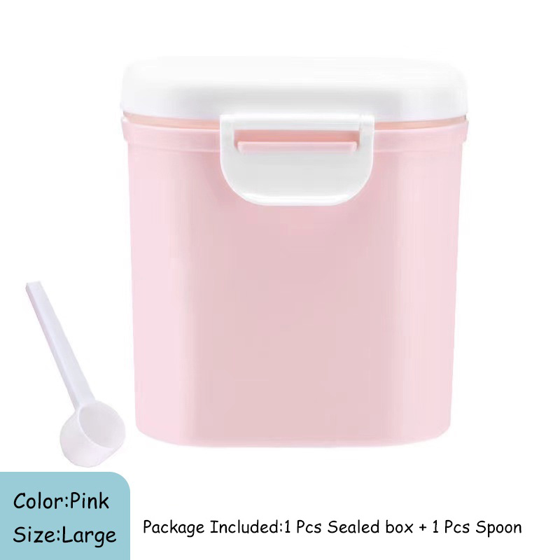 Baby Milk Powder Box Food Sealed Airtight Storage Portable Container Portable Moisture-Proof Tank