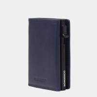 NOMADICO Legacy V2 Minimalist Wallet - Holds 1-9 Cards & Cash One-Push Access RFID Blocking Magnetic Closure Zipped Coin Pocket