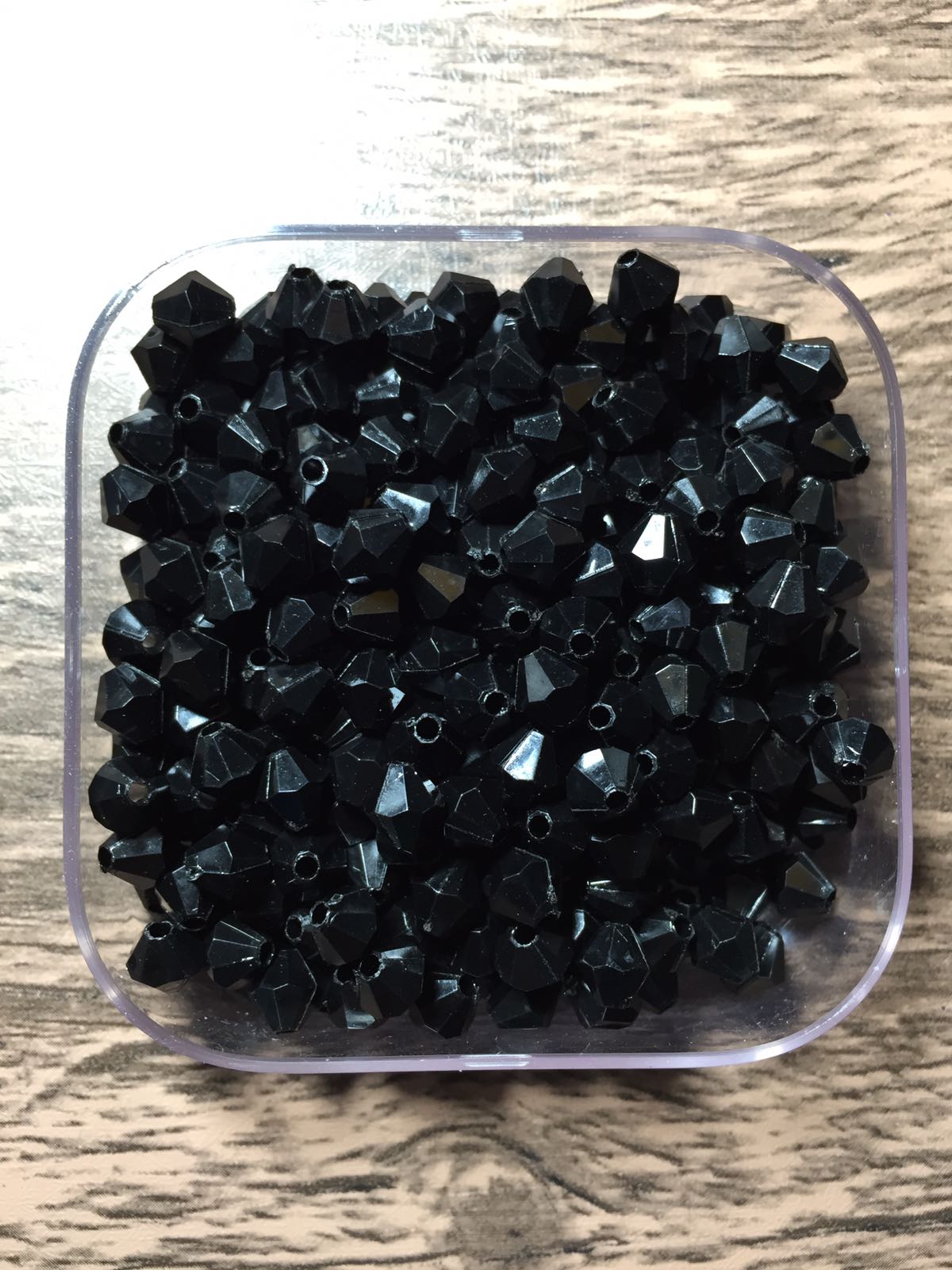 100 Pcs 6mm DIY bead Crystal Bicone Diamond Beads