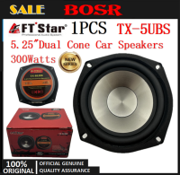 NEW FTstar 5.25 inch 300Watts Subwoofer Speaker 5.25inch Dual Cone Car Speaker TX-5UBS