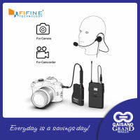 FIFINE K037B 656 Wireless Lapel Lavalier Headset Microphone and Speaker Cellphone Camera Recording Gaisano Grand