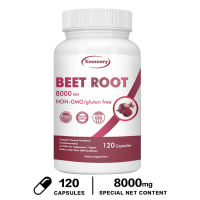 PINAKAMAHUSAY NA ROOT Capsules - 8000 mg - Beet Root Extract - Sinusuportahan ang Vascular Function at Pinapabuti ang Exercise Tolerance