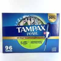 Tampax Pearl Leakguard Protection Regular 96 Tampons Super 96 tampons &  Tampax radiant RSS+ 77 tampons