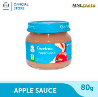 GERBER Applesauce Puree 80g | 6 mos. and above | Ready-to-Eat Fruit Snack