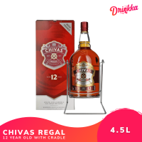 Chivas Regal 12 Year Old with Cradle 4.5L | Blended Scotch Whisky | Drinkka