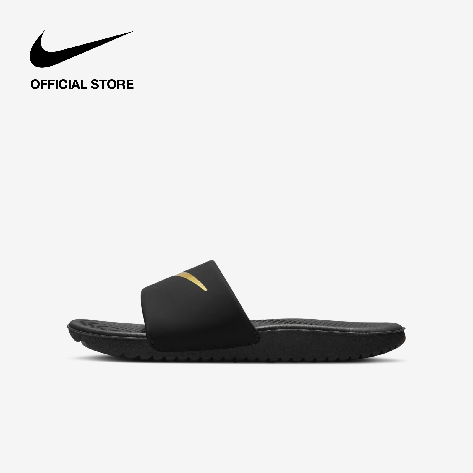 [15-17.4 | VOUCHER 40%] Dép Quai Ngang Nike Kids' Kawa Little/Big Kids' Grade School (Boys') Slides - Black