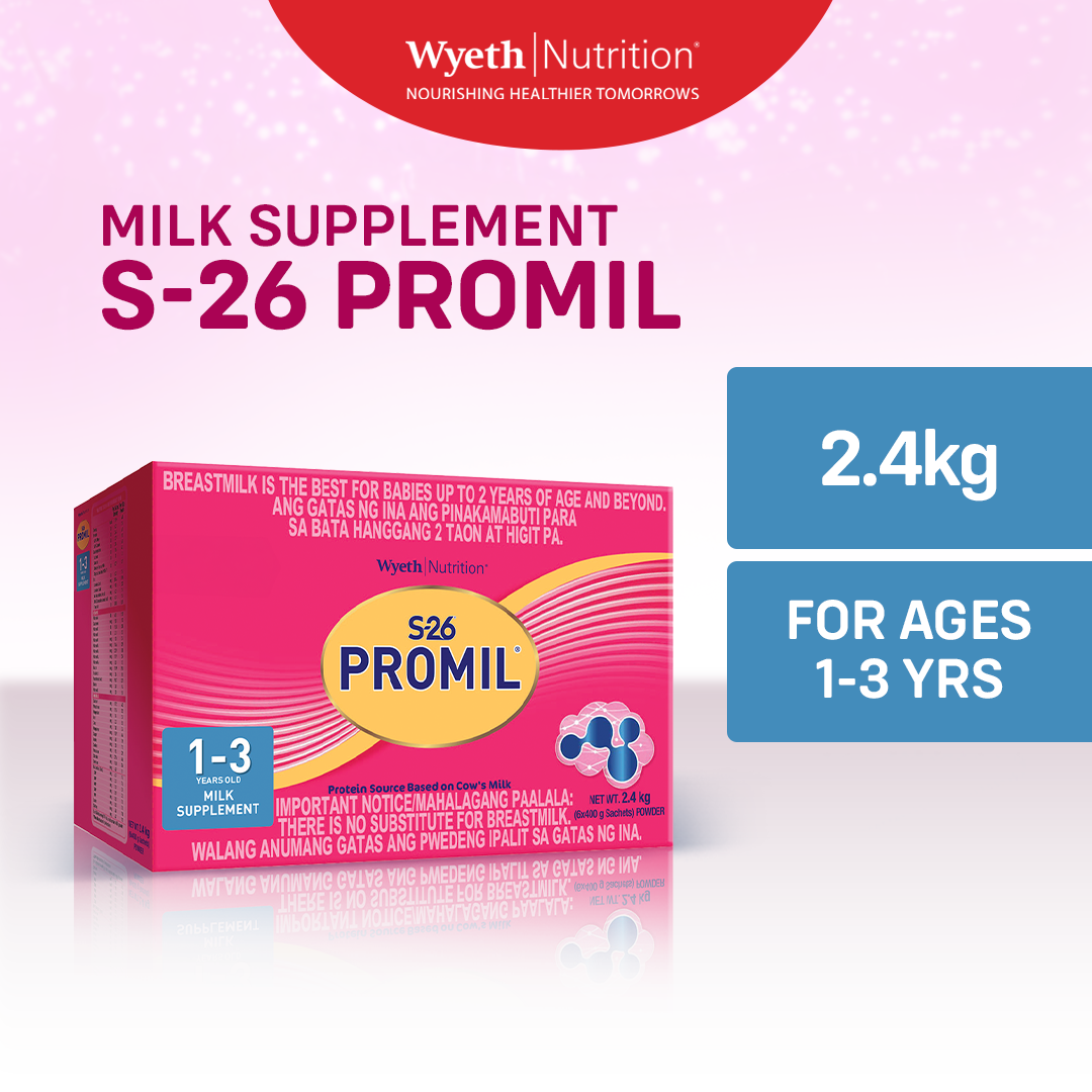 S-26 PROMIL Three Milk Supplement Powder for Children 1-3 Years Old 2.4kg