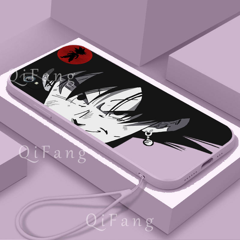 Vivo 1820 Vivo Y91C Vivo Y1S Vivo Y90 Trường hợp điện thoại màu đen và trắng Anime Nhân vật chống số