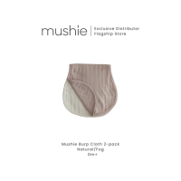 MUSHIE Organic Cotton Muslin Burp Cloth 2-Pack | Mushie Frigg Flagship Store