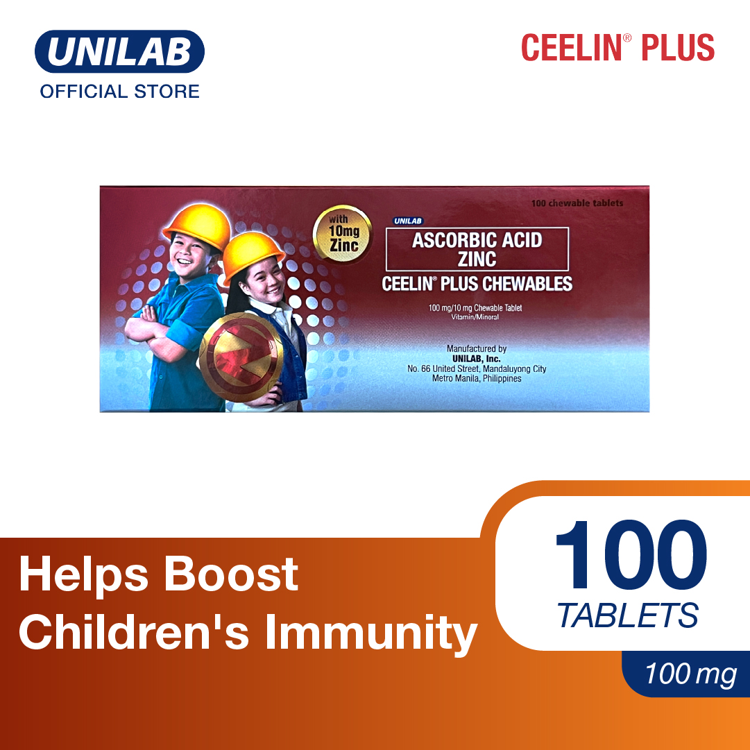 Ceelin Plus 10mg Chewtab 100s (Boost Immunity And Gives Double Protection)