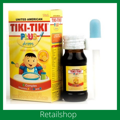 Tiki Tiki Syrup Drops 15ml & 30ml (Authentic)