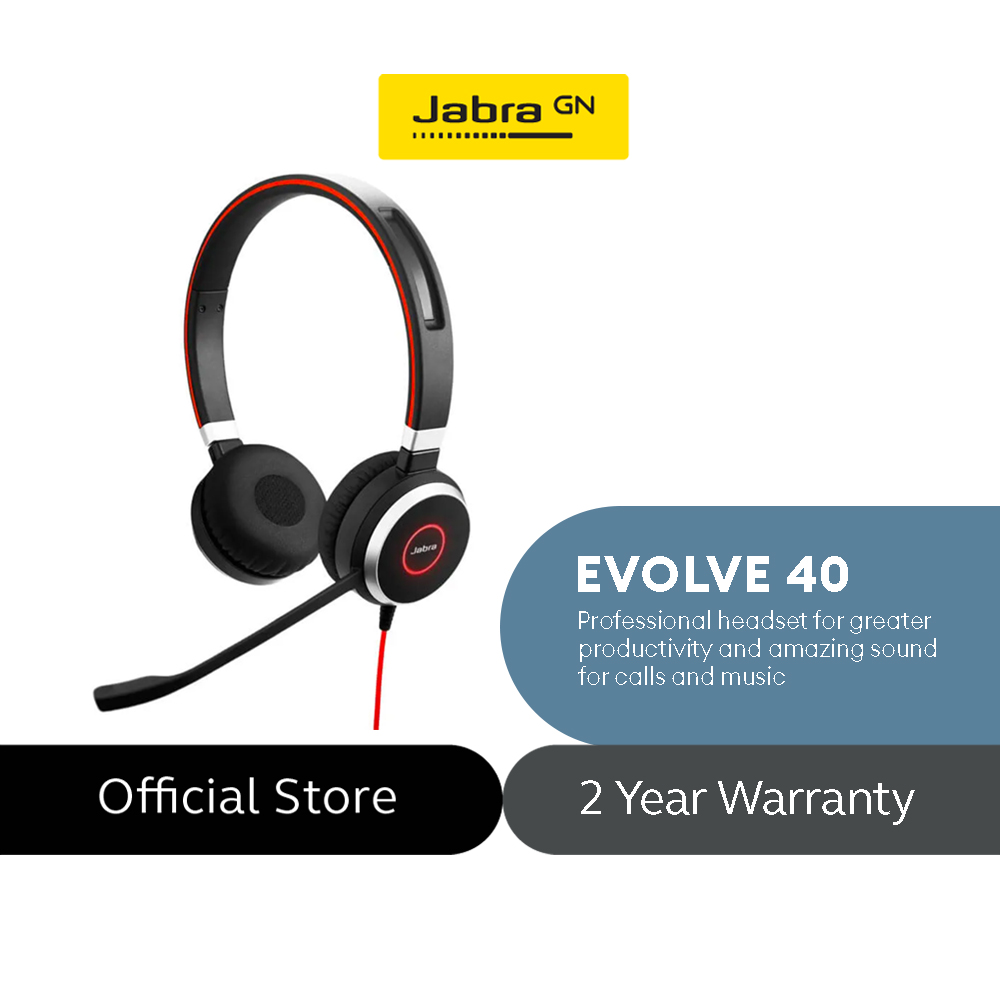 Jabra Evolve 40 MS Stereo USB Professional Unified Communication