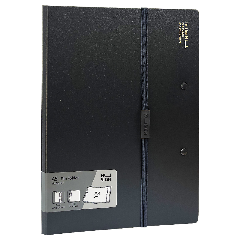 Deli Nusign A5 Portable File Folder Binder – Custom Personalized Engrave NS177