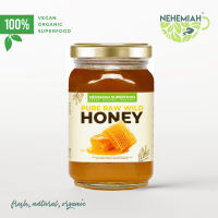 Wild Honey Pure Raw 250ML - Organic Made of Honey Bee Pollen Propolis Honeycomb 100% Authentic by Nehemiah Superfood