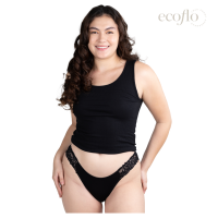 Ecoflo - Flow Light Sensual Classic Bikini - Womens Leak-proof Menstrual Underwear Reusable Period Panties